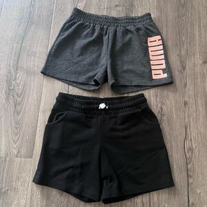 Puma and Cat & Jack Girl shorts size 7/8